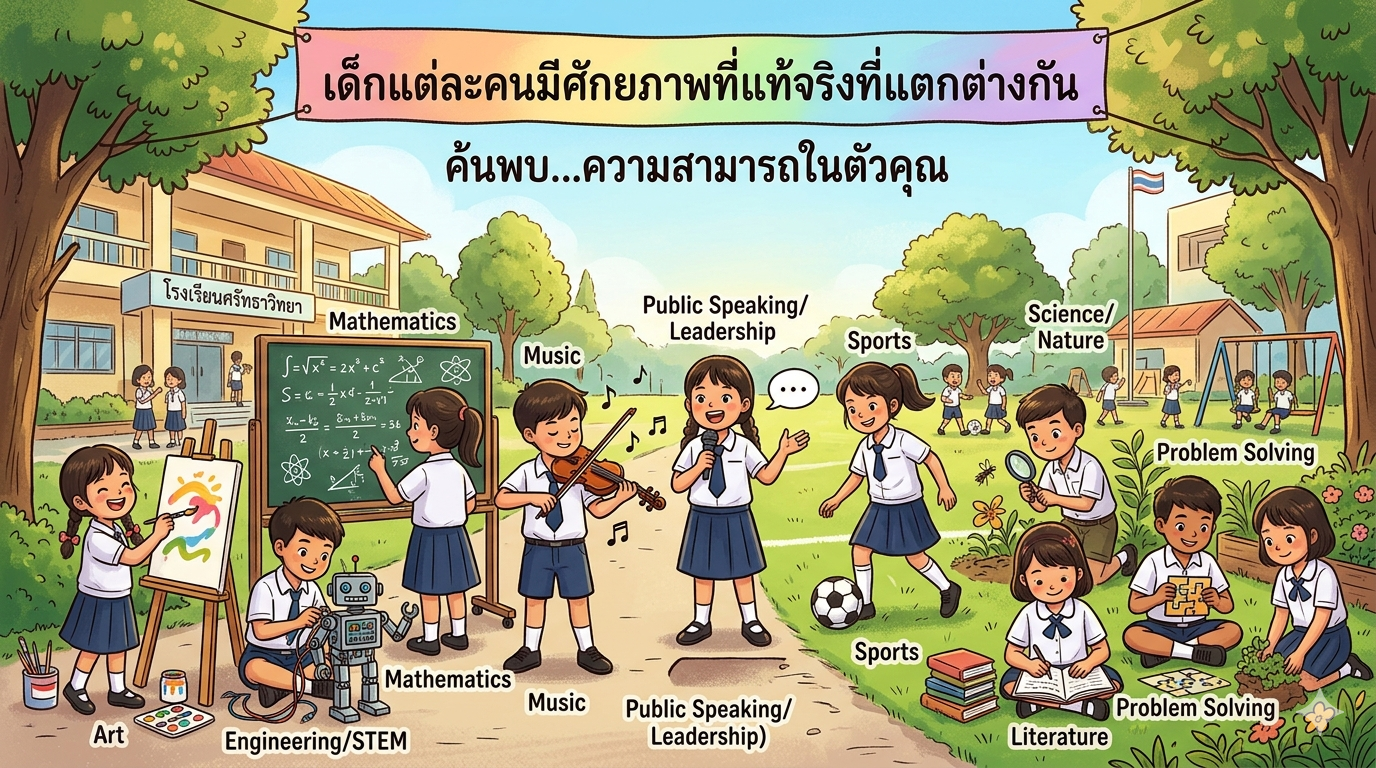 ทำไมต้องส่งเสริมเด็กให้ตรงกับ "ศักยภาพที่แท้จริง"